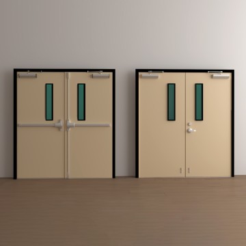 Fire Rated Safety Protection Steel Doors